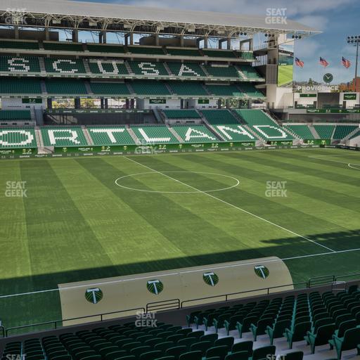 Providence Park - Section 116 Seat View