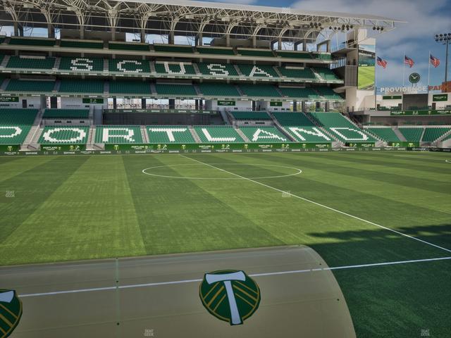 Providence Park - Section 117 Seat View