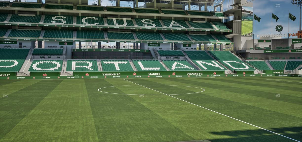 Providence Park - Section 117 Seat View