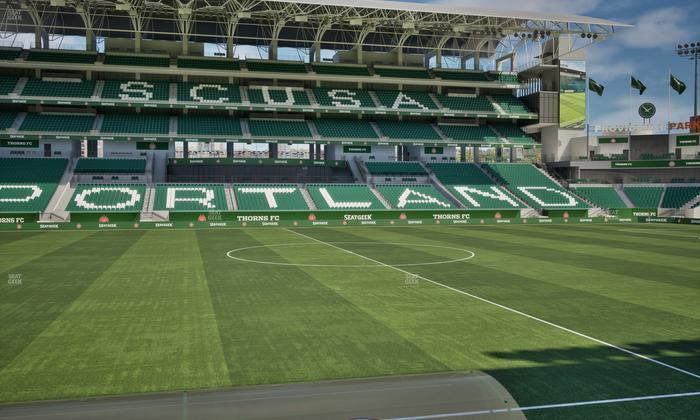 Providence Park - Section 117 Seat View