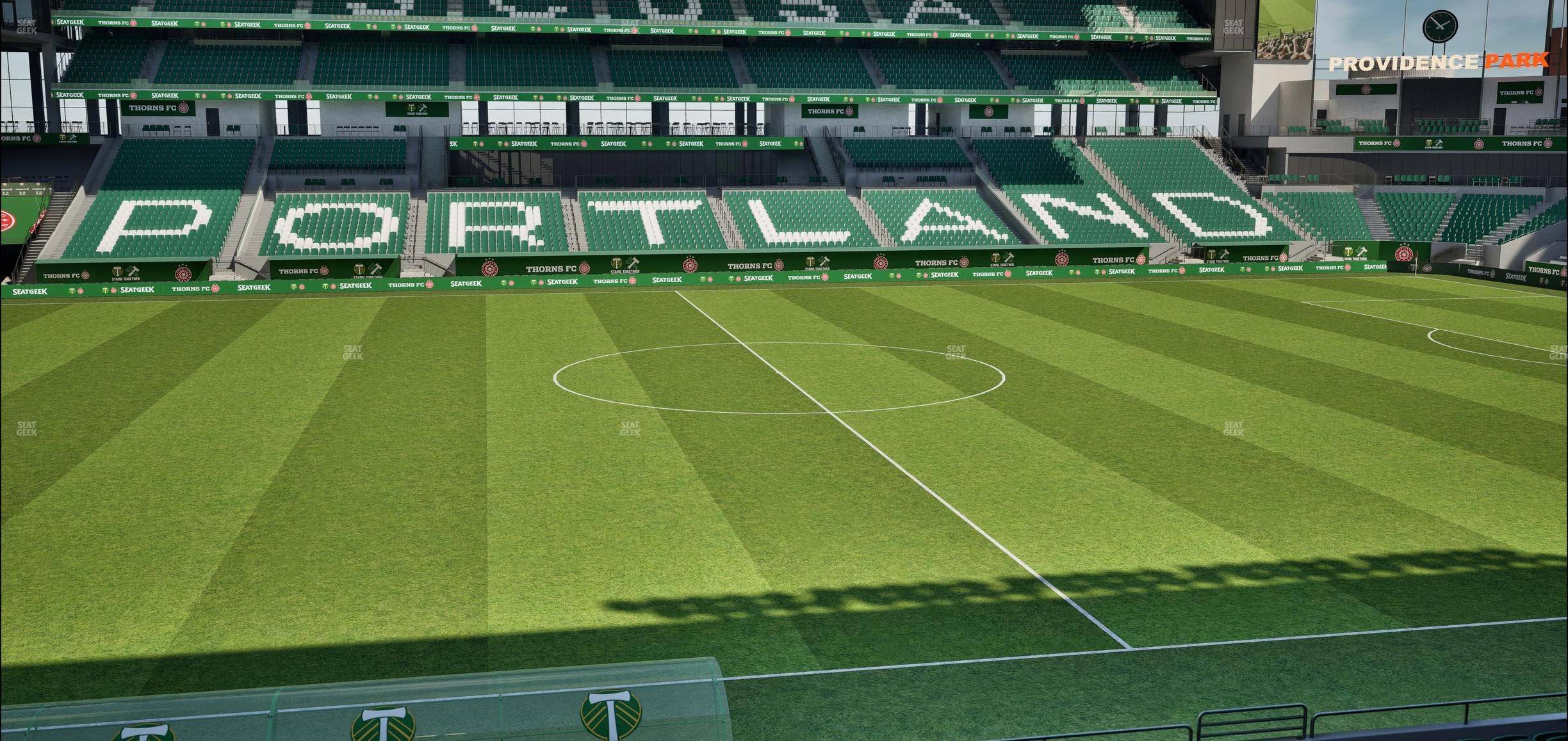 Providence Park - Section 117 Seat View