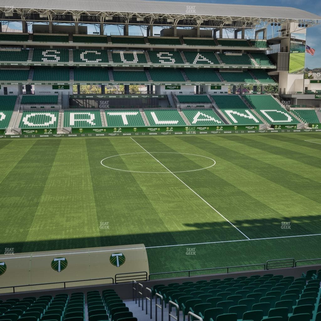 Providence Park - Section 117 Seat View