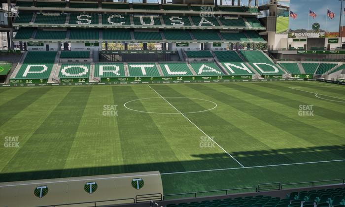 Providence Park - Section 117 Seat View