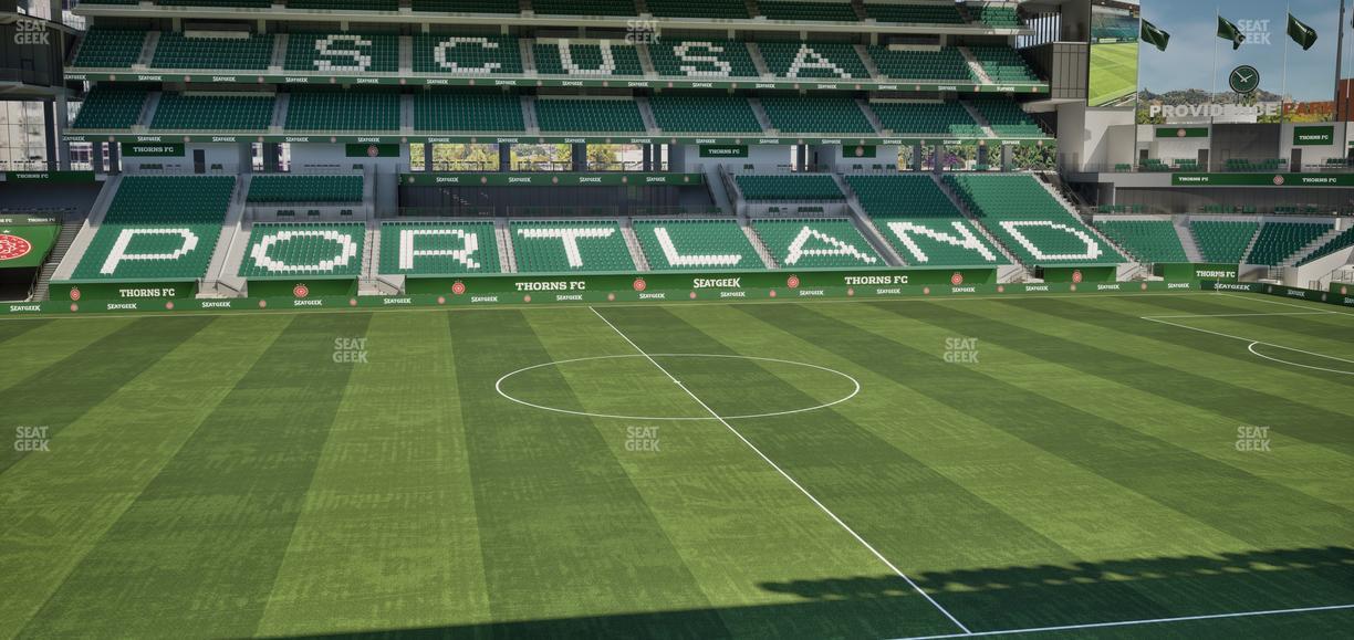 Providence Park - Section 117 Seat View