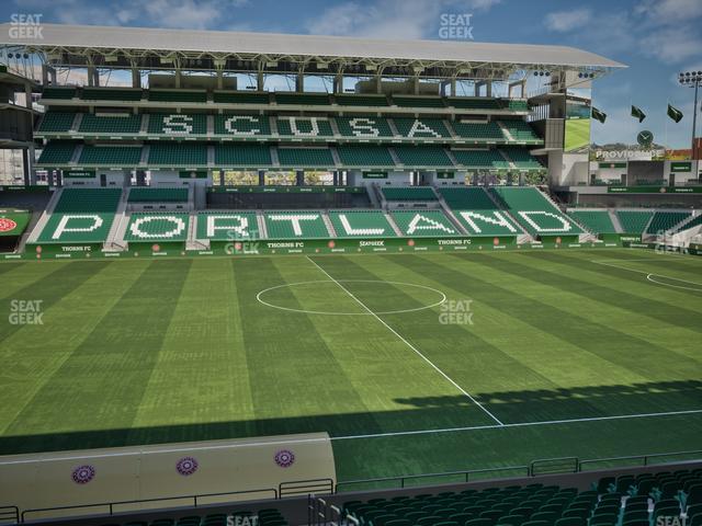 Providence Park - Section 117 Seat View