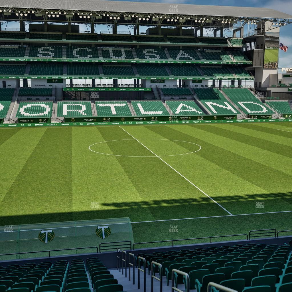Providence Park - Section 117 Seat View