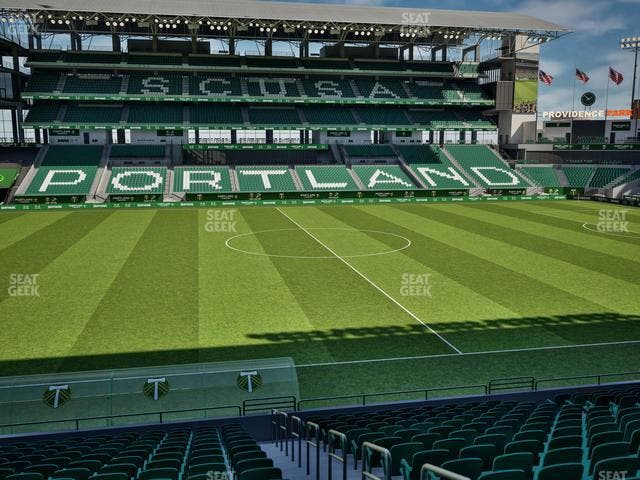 Providence Park - Section 117 Seat View
