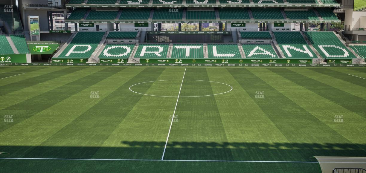 Providence Park - Section 118 Seat View