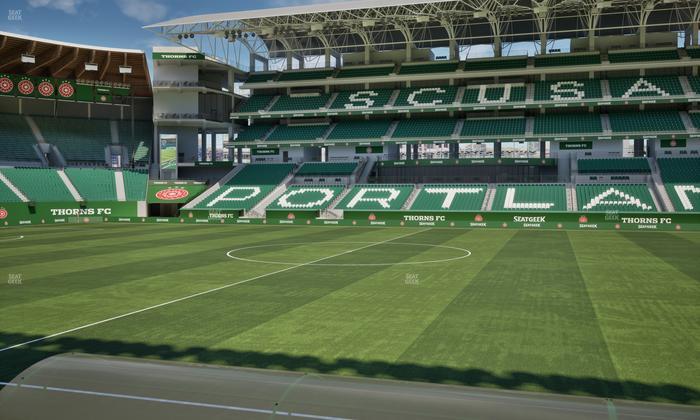 Providence Park - Section 119 Seat View