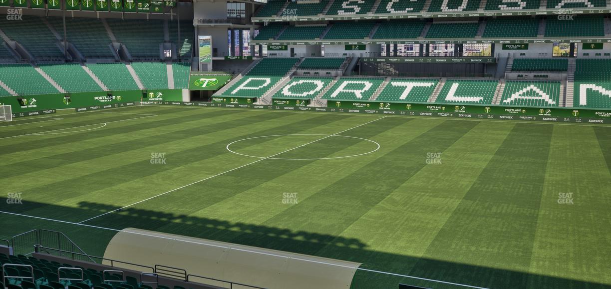 Providence Park - Section 120 Seat View