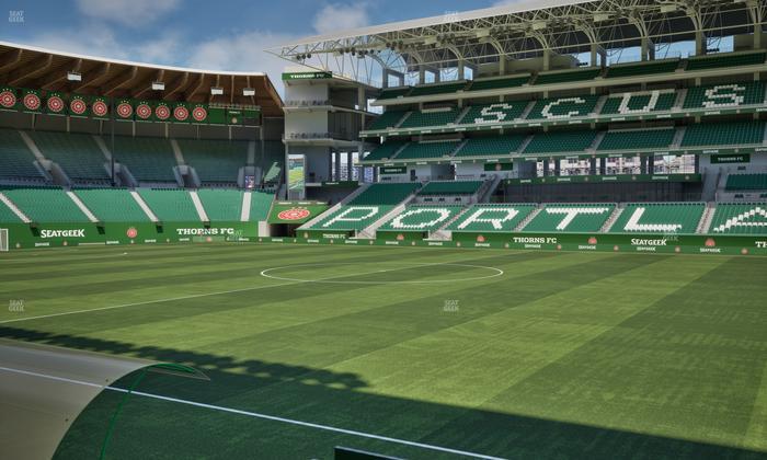Providence Park - Section 120 Seat View