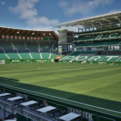 Providence Park - Section 121 Seat View
