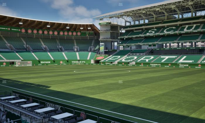 Providence Park - Section 121 Seat View