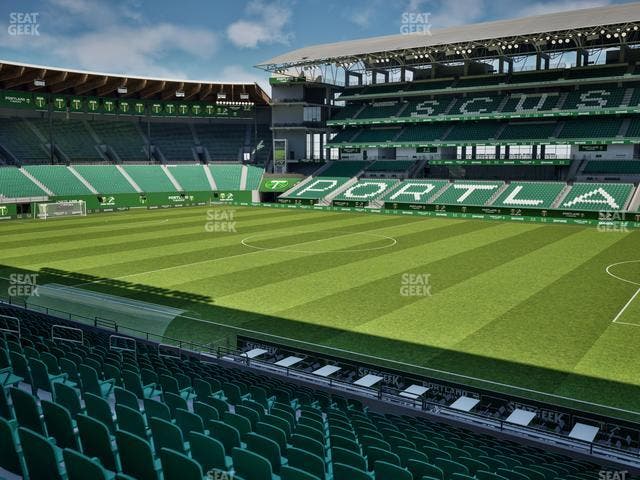 Providence Park - Section 121 Seat View
