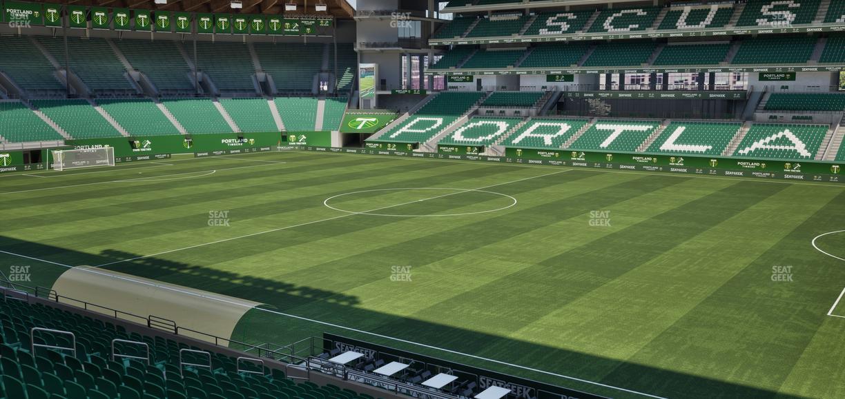 Providence Park - Section 121 Seat View