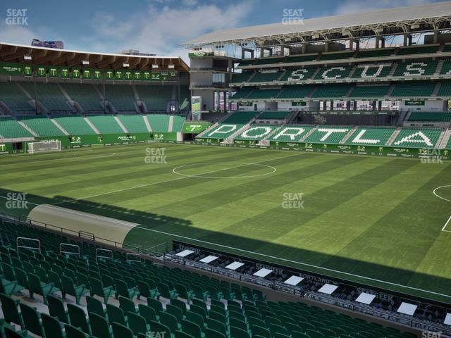 Providence Park - Section 121 Seat View