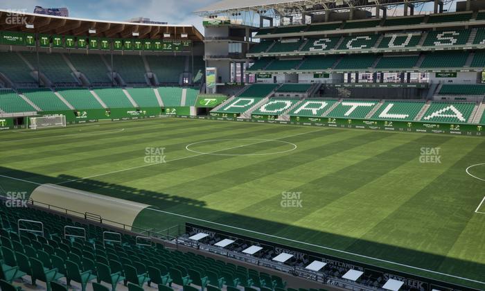 Providence Park - Section 121 Seat View