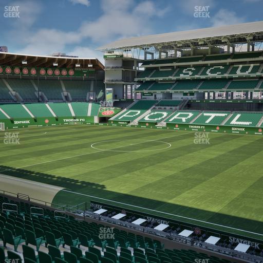 Providence Park - Section 121 Seat View
