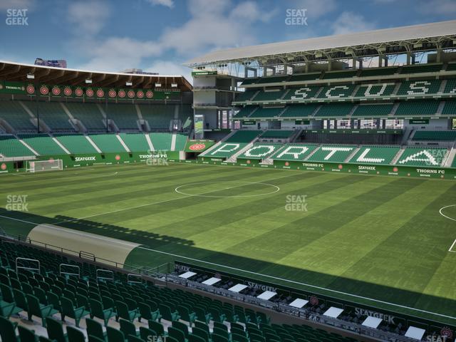 Providence Park - Section 121 Seat View