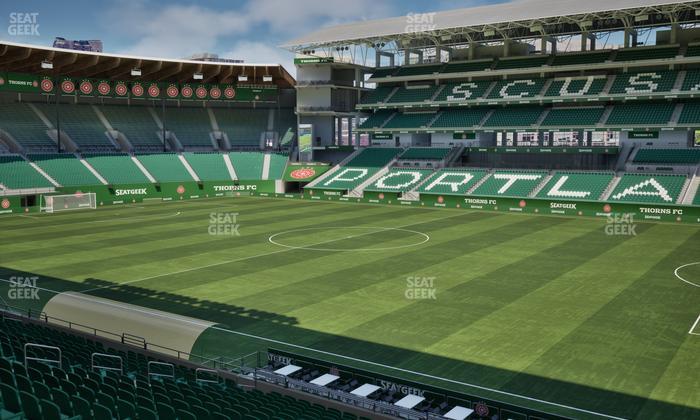 Providence Park - Section 121 Seat View
