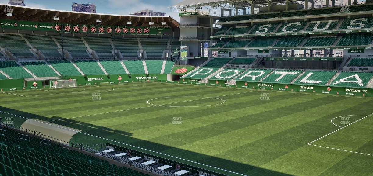 Providence Park - Section 122 Seat View
