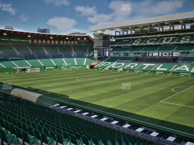 Providence Park - Section 122 Seat View