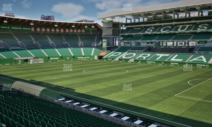 Providence Park - Section 122 Seat View