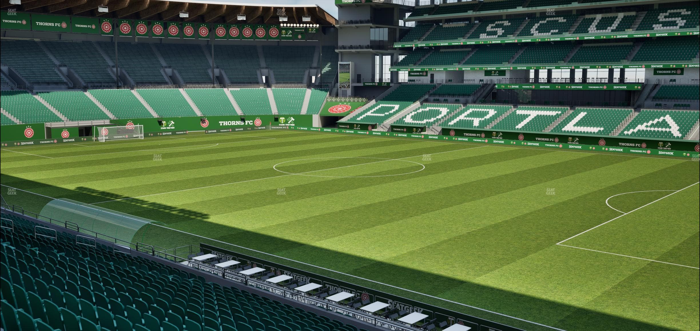 Providence Park - Section 122 Seat View
