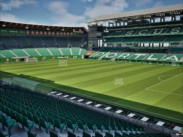 Providence Park - Section 122 Seat View