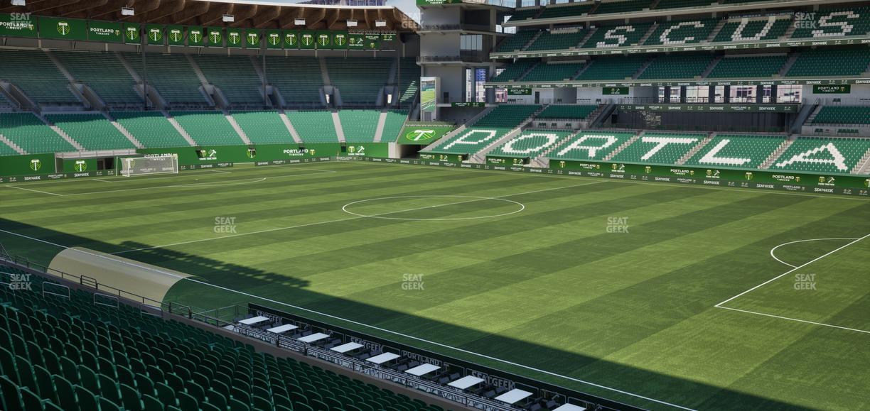 Providence Park - Section 122 Seat View