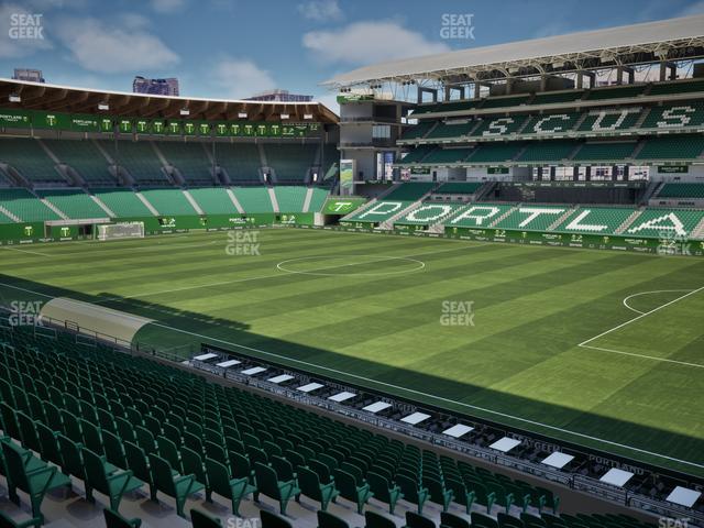 Providence Park - Section 122 Seat View