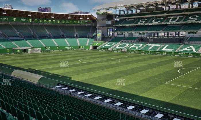Providence Park - Section 122 Seat View
