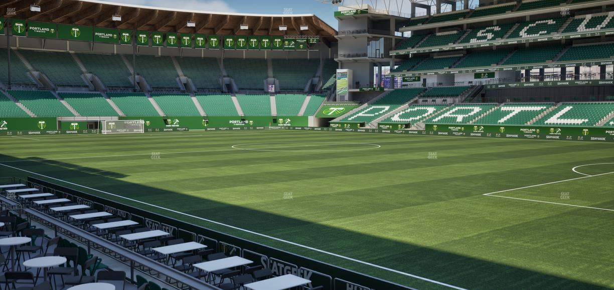 Providence Park - Section 122 Seat View