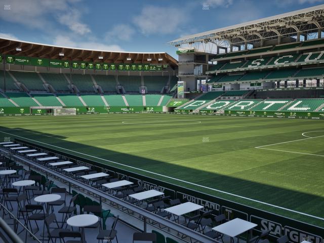 Providence Park - Section 122 Seat View