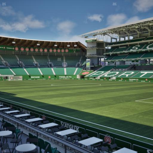 Providence Park - Section 122 Seat View