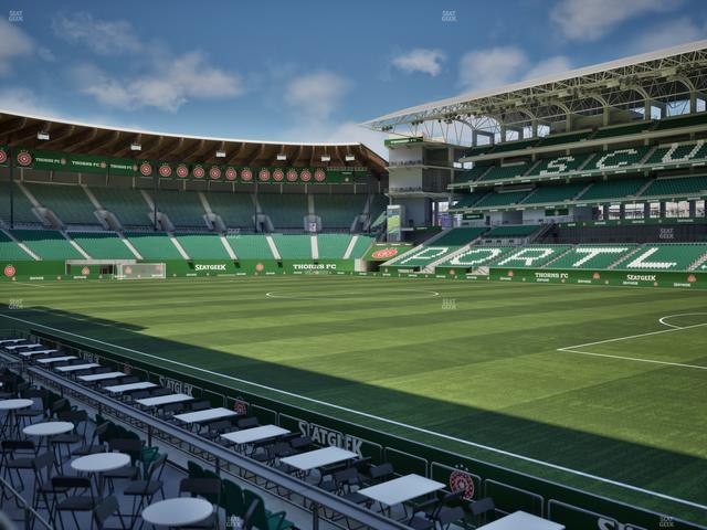 Providence Park - Section 122 Seat View