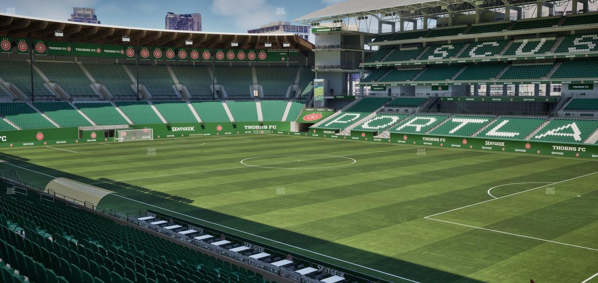 Providence Park - Section 123 Seat View