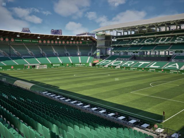 Providence Park - Section 123 Seat View