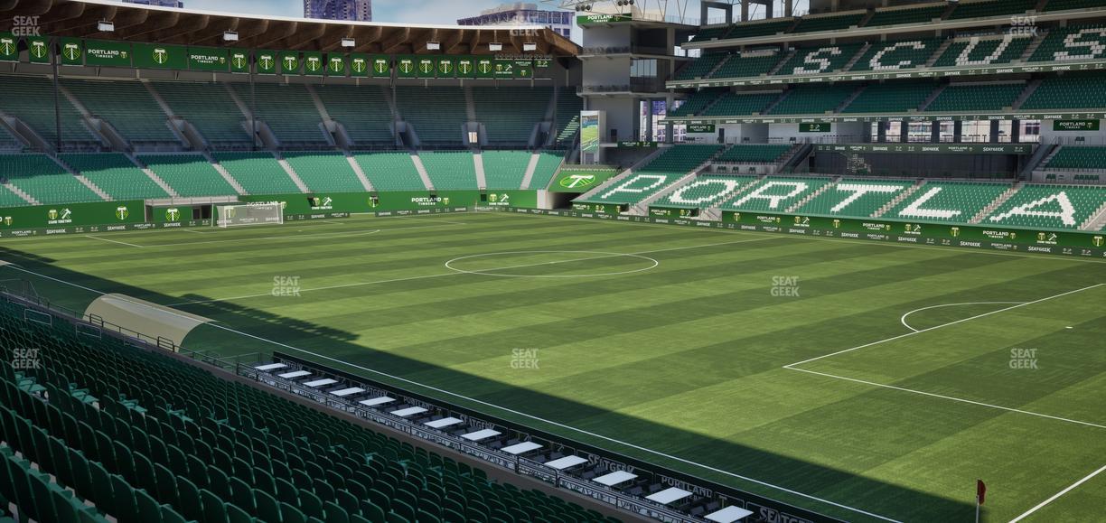 Providence Park - Section 123 Seat View
