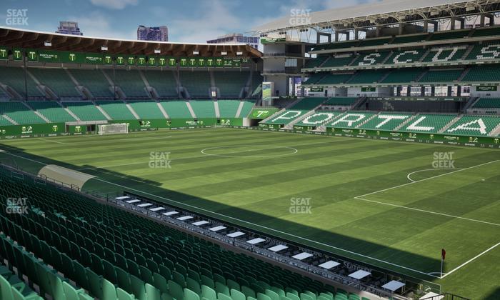 Providence Park - Section 123 Seat View