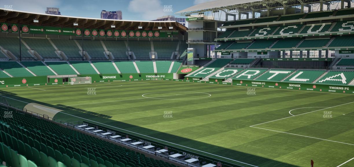 Providence Park - Section 123 Seat View