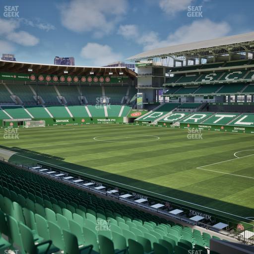 Providence Park - Section 123 Seat View