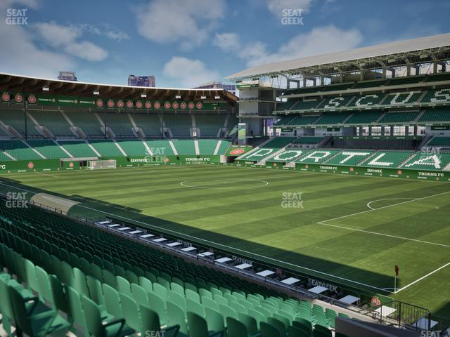 Providence Park - Section 123 Seat View