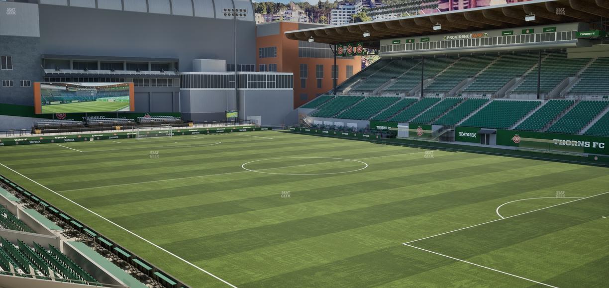 Providence Park - Section 202 Seat View