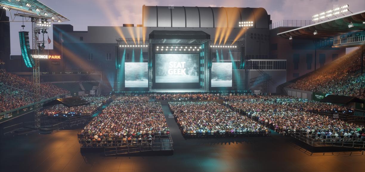 Providence Park - Section 206 Seat View
