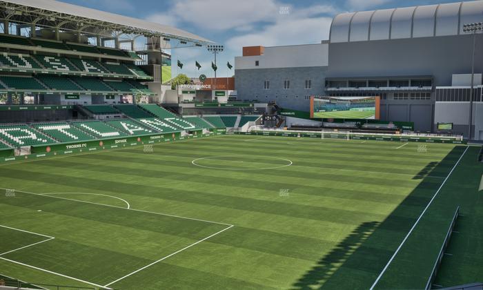 Providence Park - Section 211 Seat View