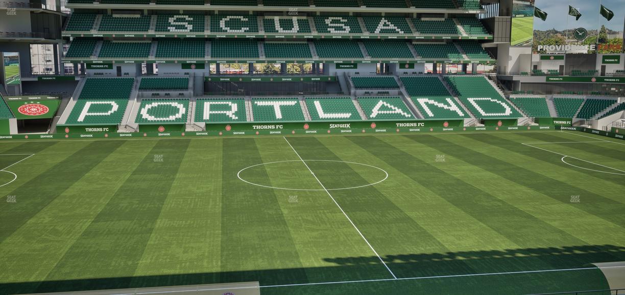 Providence Park - Section 217 Seat View