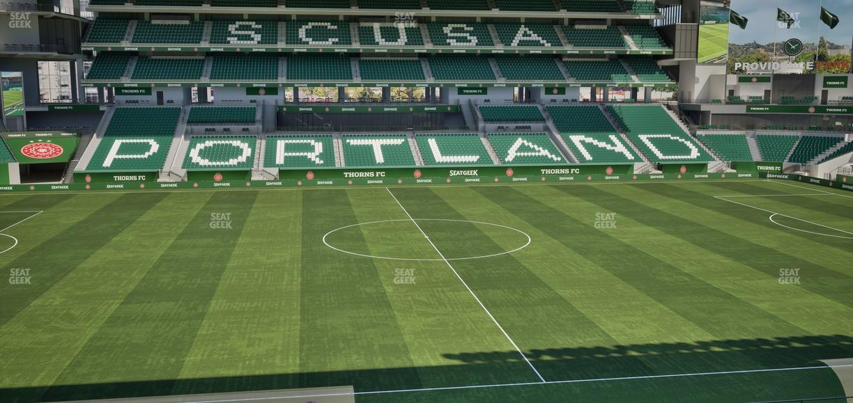 Providence Park - Section 217 Seat View