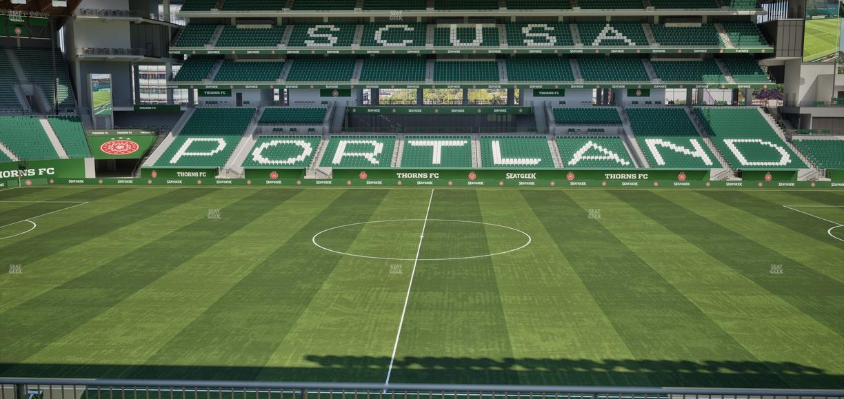 Providence Park - Section 218 Seat View