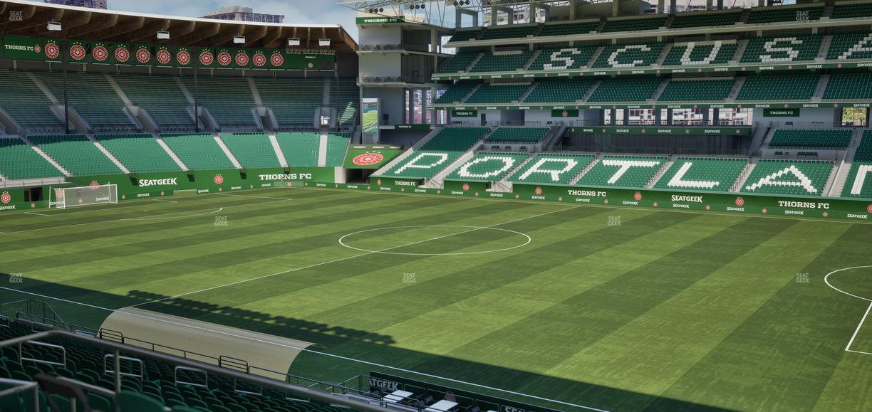 Providence Park - Section 221 Seat View